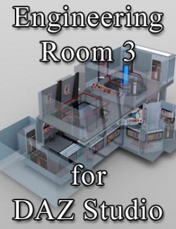 Starship Engineering Room 3 (for DAZ Studio)