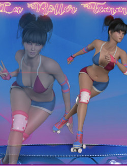 La Roller Femme- Poses for La Femme and Anime Girl