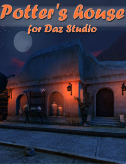 Potter's house for Daz Studio