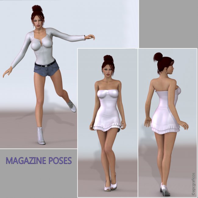 Super Model Poses Vol 12 - Daz Content by AxeMaker