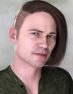 Derrik Hair for Genesis 8 Males