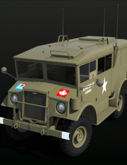 CMP 4X4 RADIO for DAZ Studio