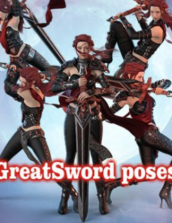 GreatSword poses for G8F