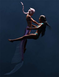 Diversea II Hierarchical poses for Coral 8.1 and Poses for Genesis 8.1 Female