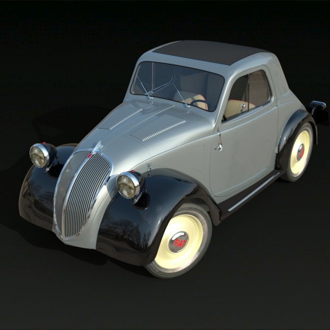 FIAT TOPOLINO for DAZ Studio | 3d Models for Daz Studio and Poser