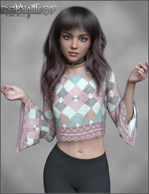 SASE Brigitte for Genesis 8 | 3d Models for Daz Studio and Poser