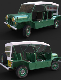 MINI MOKE for DAZ Studio