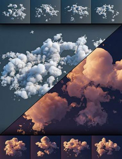 Cloudscape Creator Volumetrics- Big Clouds and Cloud Cover