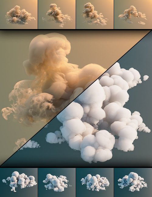 Cloudscape Creator - Lumpy Clouds and Turbulent Clouds