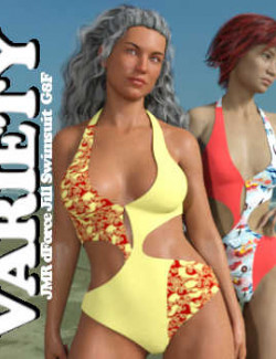 VARIETY Styles for JMR dForce Jill Swimsuit G8F in Daz Studio