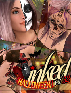 Inked Vol. 32: Halloween 2 for Genesis 8 Female(s)