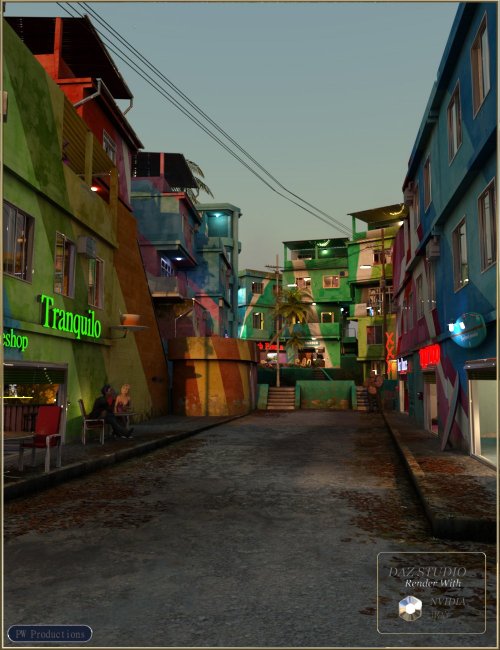 PW Down Town Favela Set