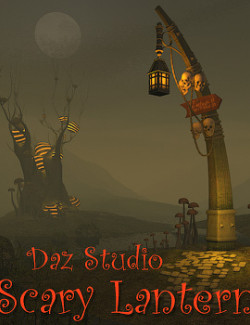 Scary Lantern for Daz Studio