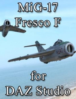 MiG-17 Fresco F for DAZ Studio