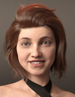 Lan Hair for Genesis 8 and 8.1 Females