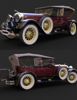 LINCOLN SPORT TOURING 1929 for DAZ Studio