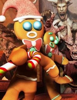 Gingerbread Man For Poser
