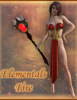 dForce Elementals Fire for Genesis 8.1 Female