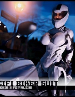 Sci-Fi Biker Suit For Genesis 3 Female