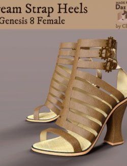 Steam Strap Heels For Genesis 8 Female