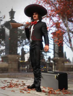 Mariachi Outfit for Genesis 8 and 8.1 Males