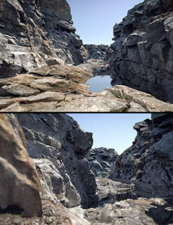 HD Scans Rocky Path