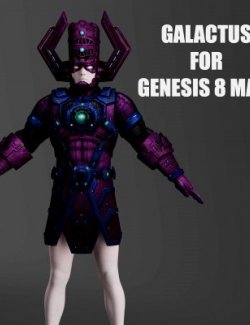 Galactus - The Devourer of Worlds Outfit For Genesis 8 Male