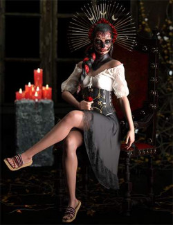 La Catrina Poses for Genesis 8.1 Female