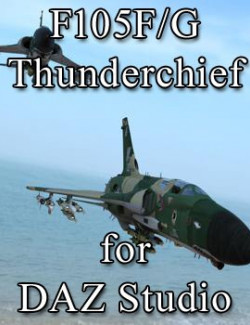 F105F/G Thunderchief for DAZ Studio