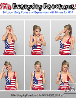 WMs Everyday Reactions Pack 5 for G3F