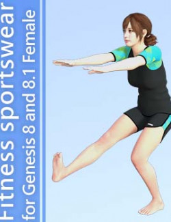 Fitness sportswear for Genesis 8 and 8.1 Female