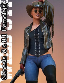 Modern Cowboy Outfit for Genesis 8 and 8.1 Males