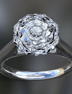 Imitation Diamond Ring For Genesis 8 Female