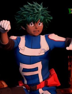 My Hero Academia Serie: Izuku HD For Genesis 8.1 Male