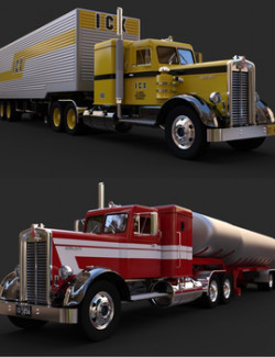 KENWORTH 1948 BUNDLE for DAZ Studio