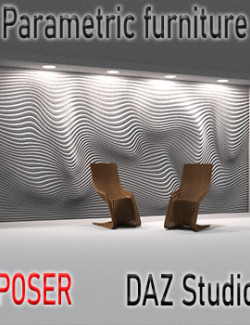 Parametric furniture for DAZ and Poser