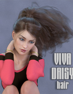 Viva Daisy Hair for Genesis 8 and 8.1