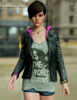 REV2 Claire Redfield for G9  3d Models for Daz Studio and Poser