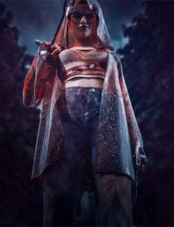 dForce Bloody Rain Outfit For Genesis 8 and 8.1 Females