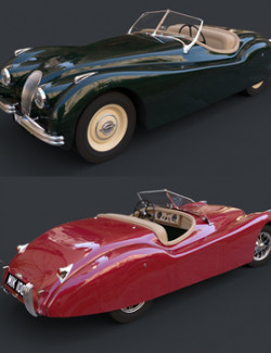 JAGUAR XK120 for DAZ Studio