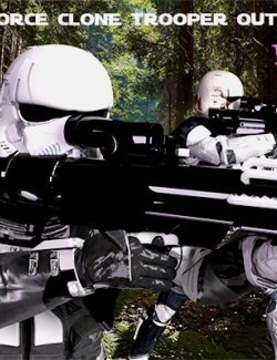 Star Wars Series: dForce Stormtrooper Outfit For G8.1M