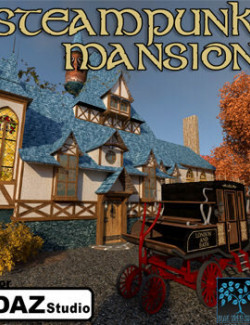 Steampunk Mansion for Daz