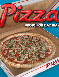 Exnem Pizza Props for Daz Studio IRAY