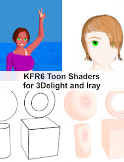 KFR6 Toon Shaders for 3Delight and Iray