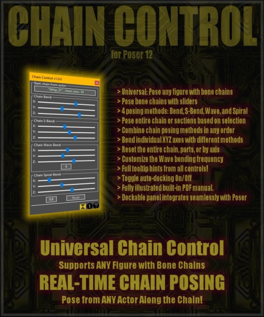 Chain Control for Poser 12