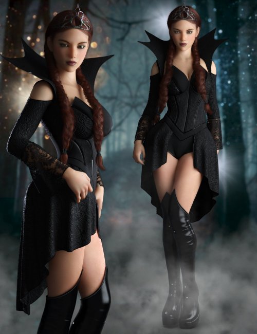 Cosplay Bodysuit dforce outfit for Genesis 8 & 8.1 Female(s) 3D