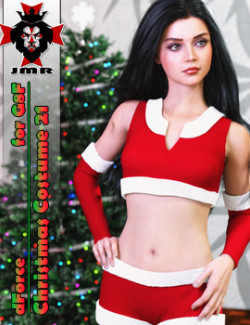 JMR dForce Christmas Costume 21 for G8F