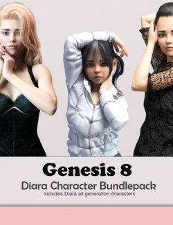 Genesis 8 Diara Character Bundle Pack