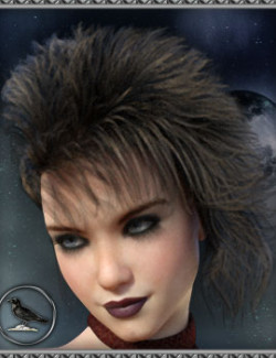 Melancholia Hair for Genesis 8.1 Female