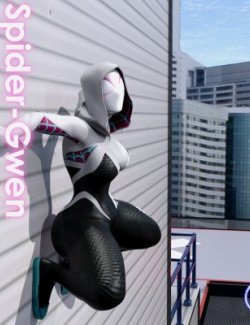 Spider-Gwen Clothes For Genesis 8 Females